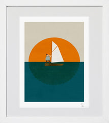 Little Sailor White Frame