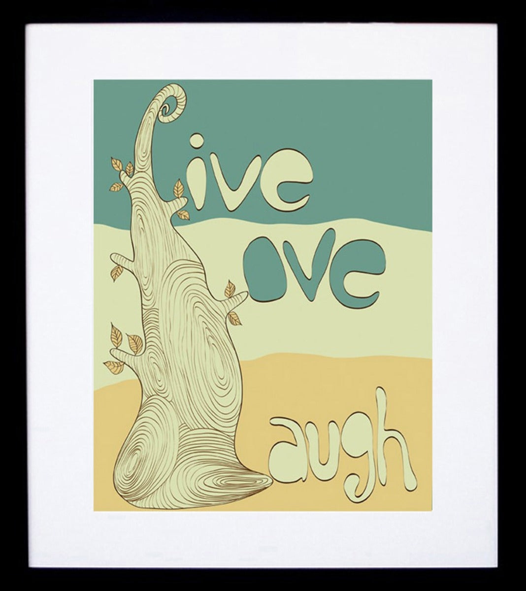Live Love Laugh Framed