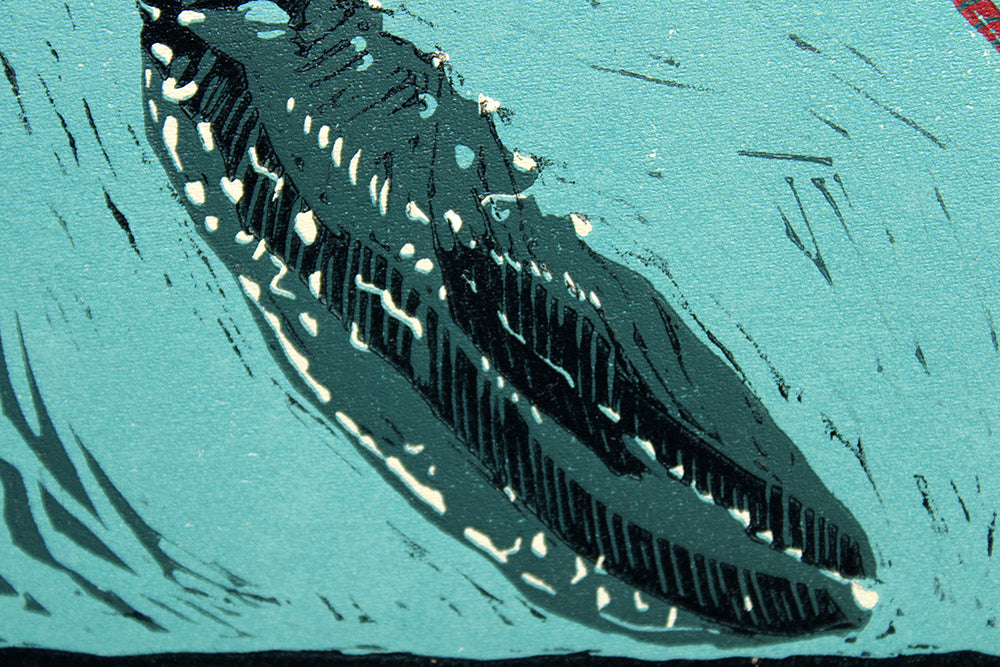 Lino Print - Lobster
