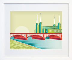 London Battersea Power Station-18 x 25-Frame White