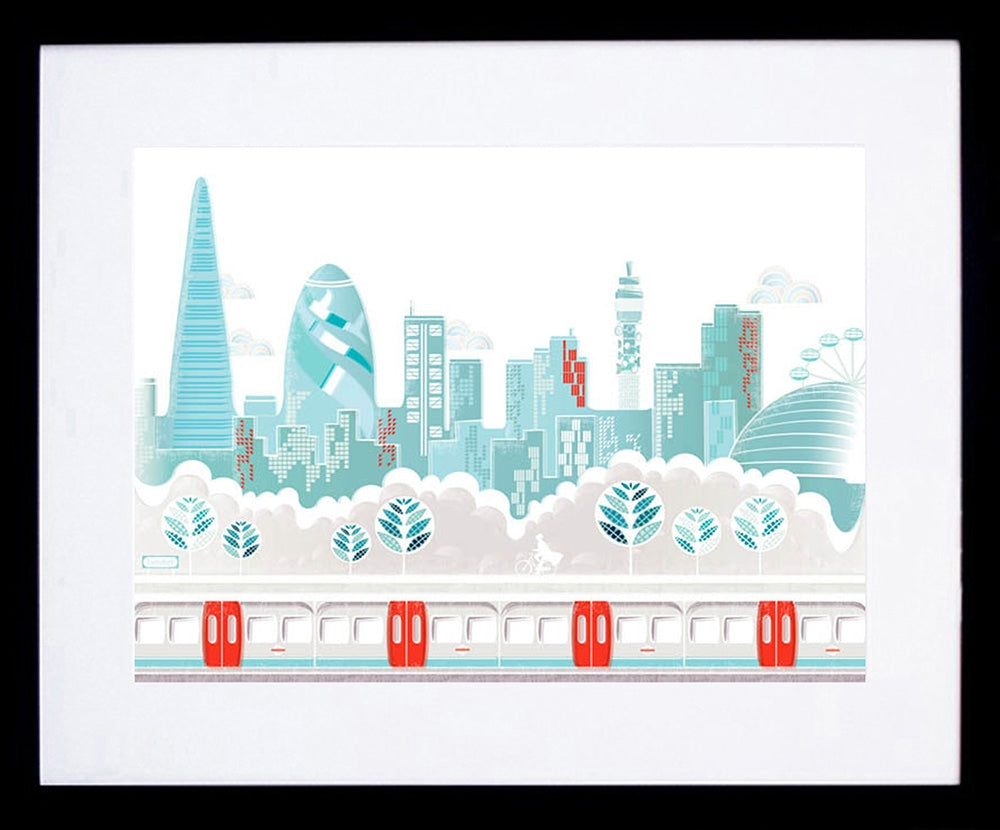 London Landscape Frame Black 18x25