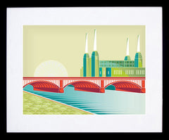 London Battersea Power Station Framed 18x25