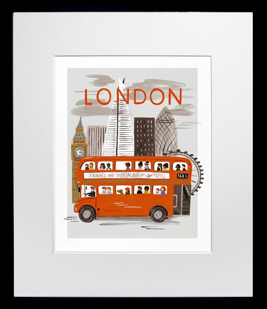 London World Traveller Black Frame