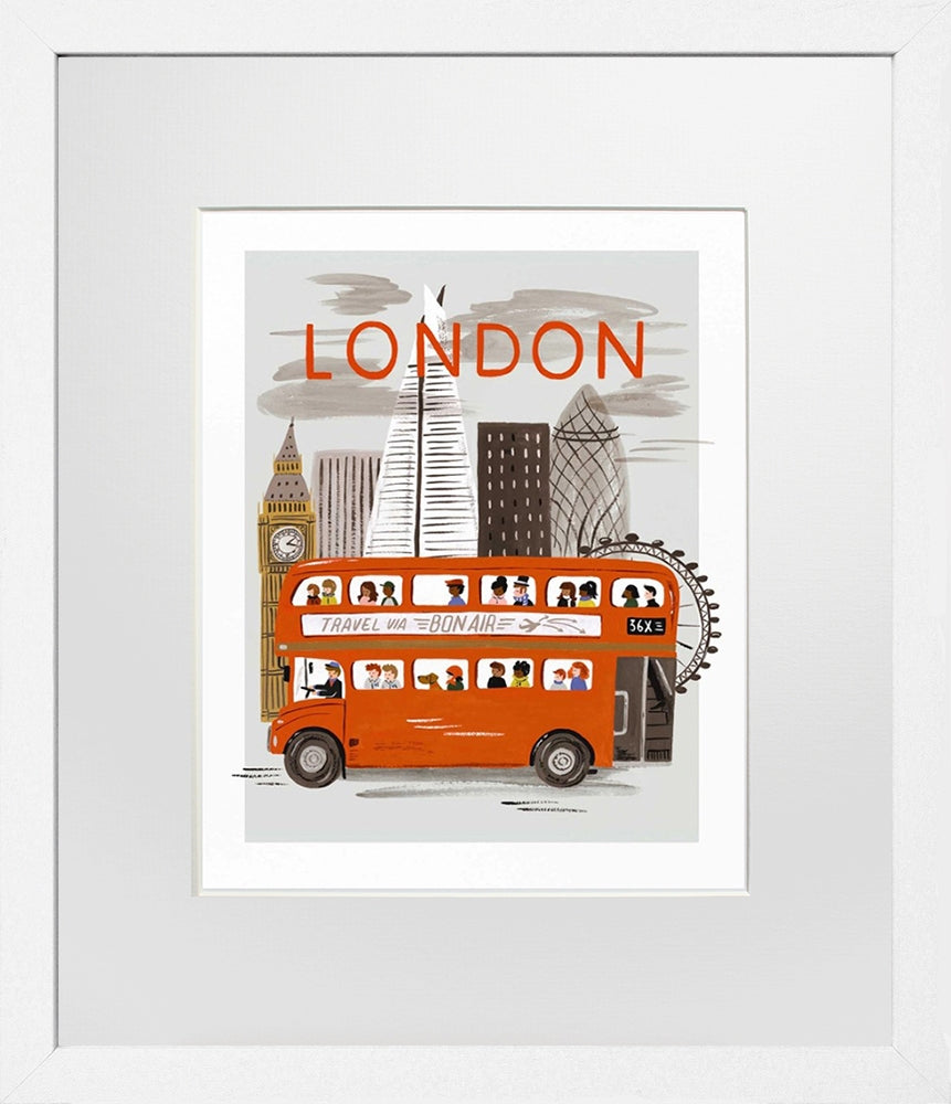 London World Traveller White Frame