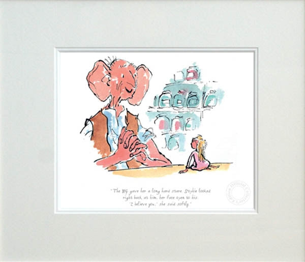 Roald Dahl BFG - The BFG Gave Her A Long Hard Stare Unframed