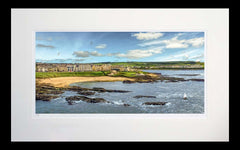 Co Antrim - Looking Back Portballintrae-71 x 45-Flat Black Frame
