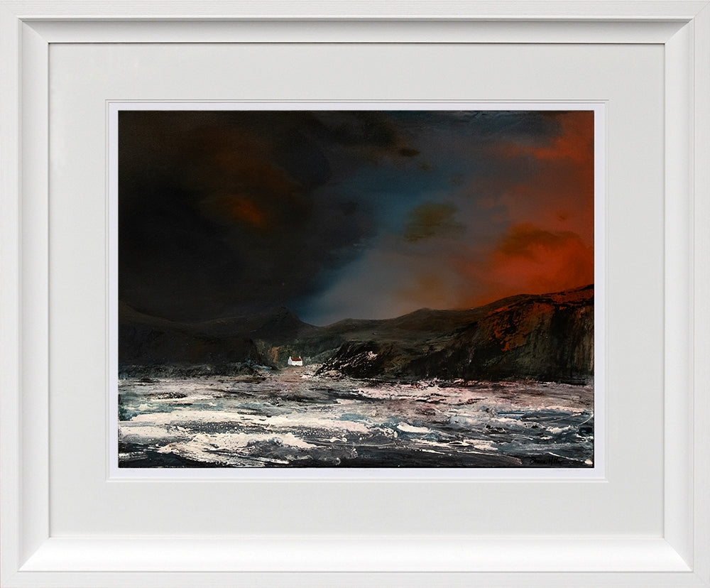 Print - Lost in Time - Chunky White Frame