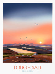 Co Donegal - Lough Salt Unframed
