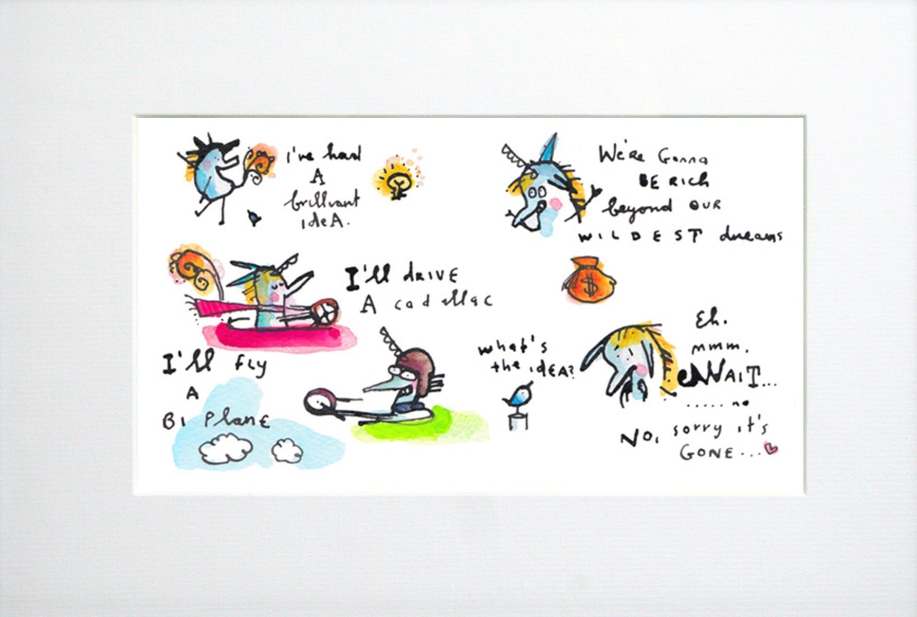 Louis - Brilliant Idea Unframed