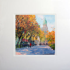 Lovers Stroll Donegal Square Belfast 26.5 x 26.5 Unframed