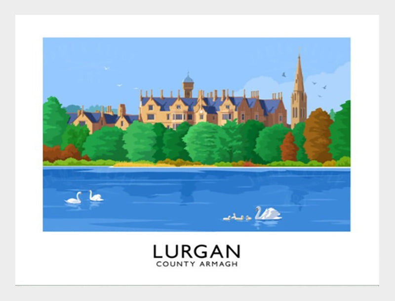 Co Armagh - Lurgan-40 x 30-White Box Frame (No Mount)