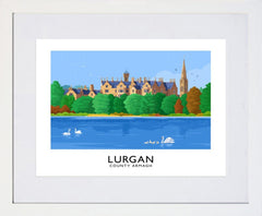 Co Armagh - Lurgan-40 x 30-White Box Frame (With Mount)