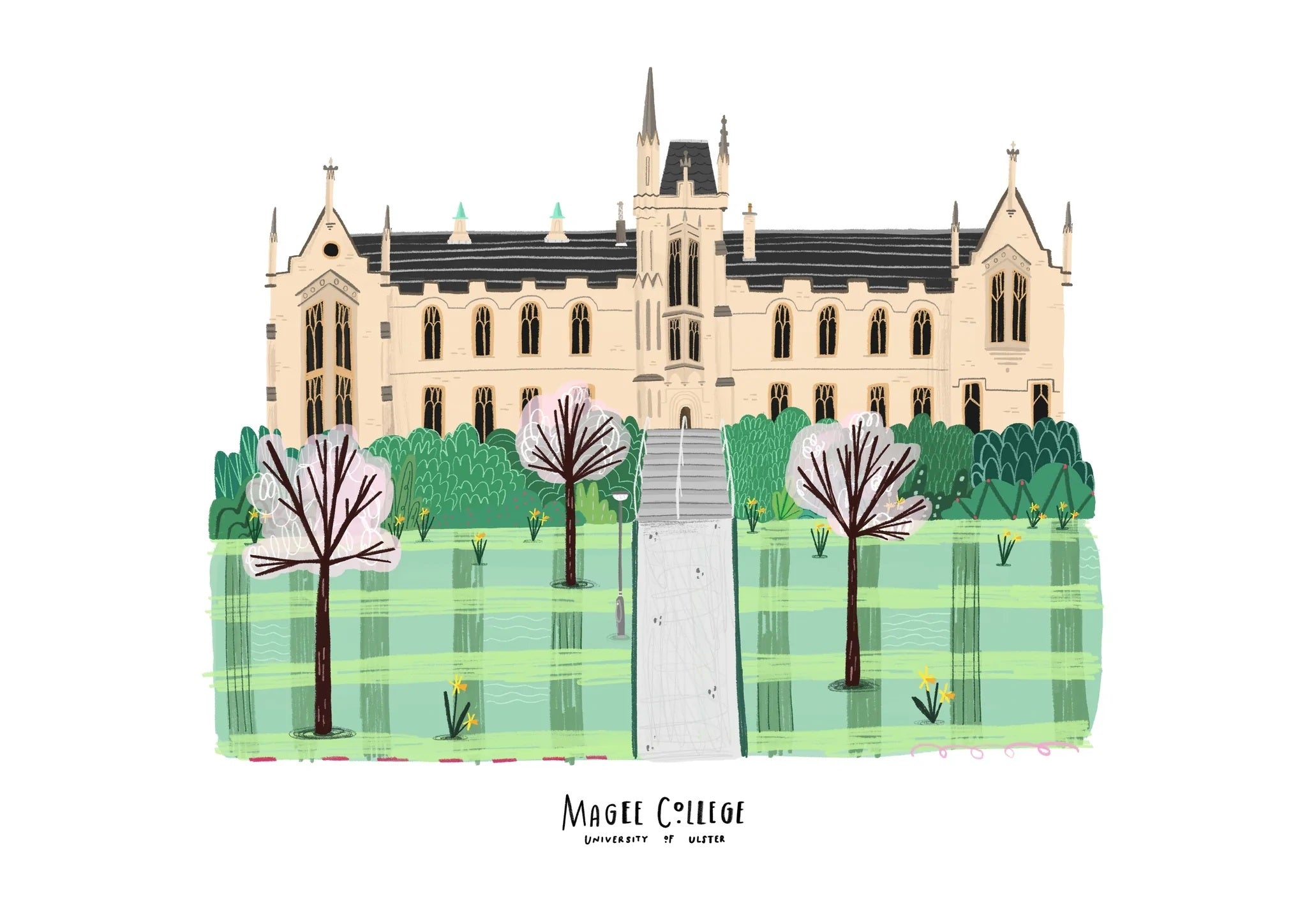 Places - Magee College - Unframed