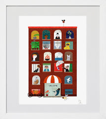 Magic Hotel White Frame