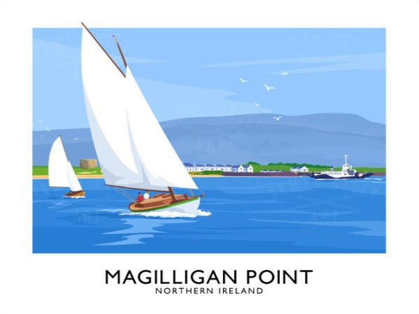 Co Derry - Magilligan Point-40 x 30-Unframed