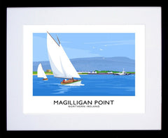 Co Derry - Magilligan Point-40 x 30-Black Box Frame (With Mount)