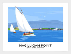 Co Derry - Magilligan Point-40 x 30-White Box Frame (No Mount)