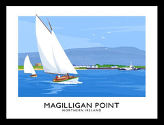 Co Derry - Magilligan Point-40 x 30-Black Box Frame (No Mount)