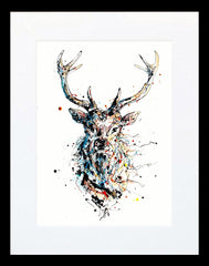 Print Ltd Edition Animals - Majestic Black Wide Box Frame