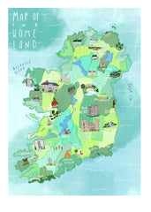 Places - Map of the Homeland - Unframed