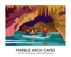 Co Fermanagh - Marble Arch Caves Unframed 70x50