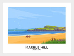 Co Donegal - Marble Hill-40 x 30-White Box Frame (No Mount)