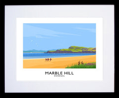 Co Donegal - Marble Hill-40 x 30-Black Box Frame (With Mount)