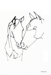 Animals Horse - Mare and Foal Unframed