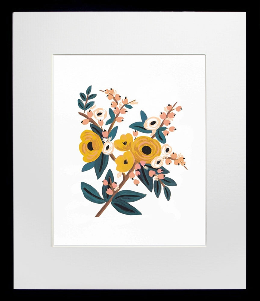 Marigold Botanical Black Frame