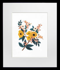 Marigold Botanical Black Frame