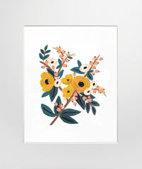 Marigold Botanical Unframed