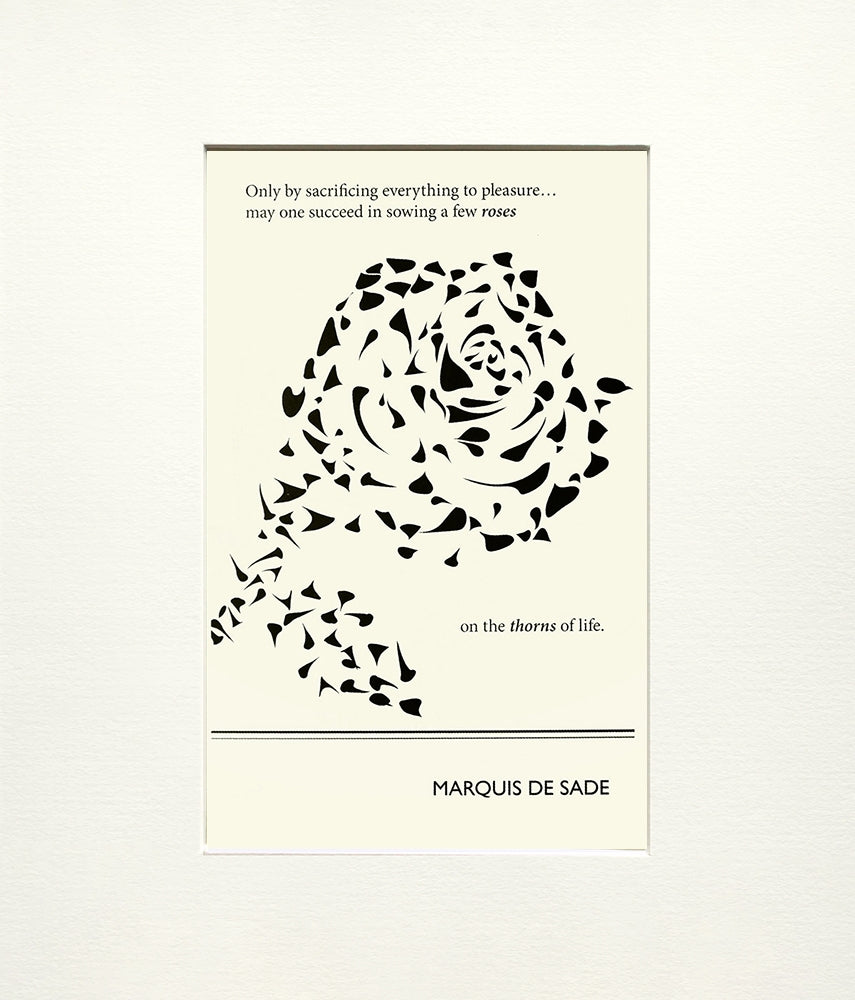 Postcard - Marquis De Sade - Unframed