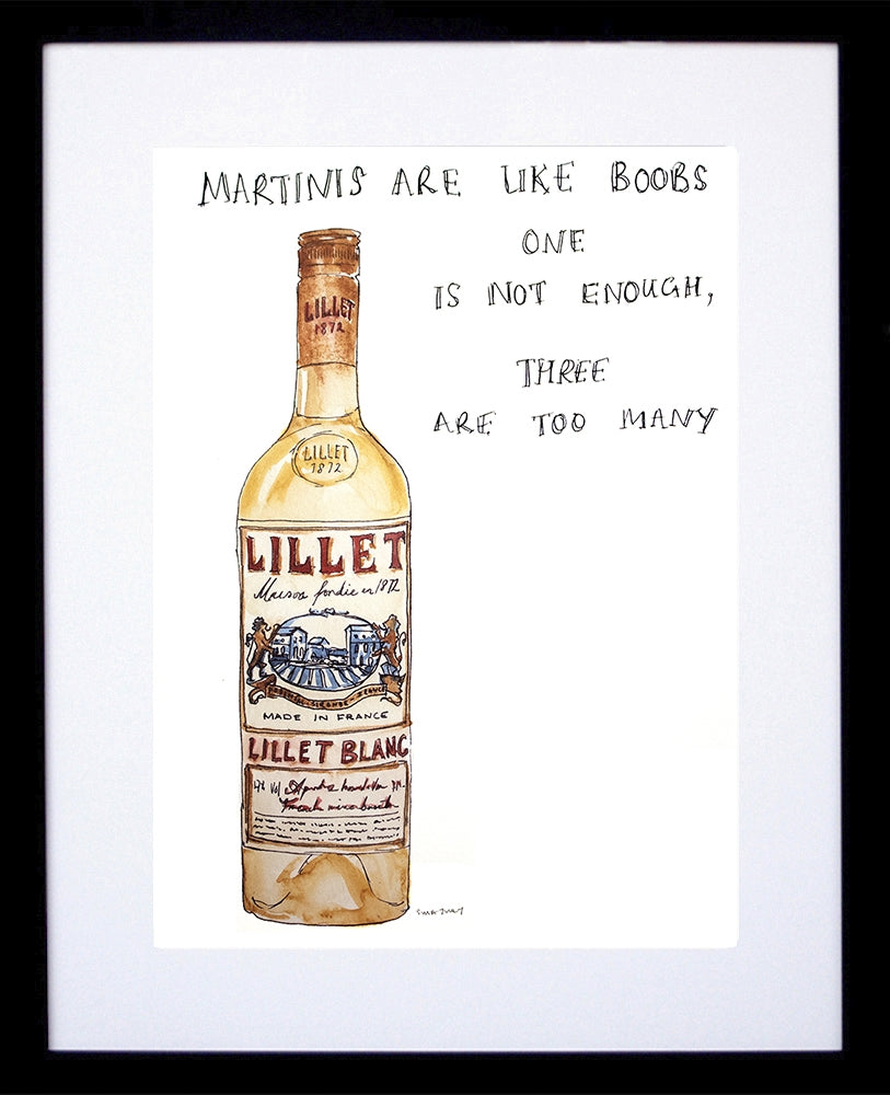 Drinks Cocktails - Martinis Black Frame