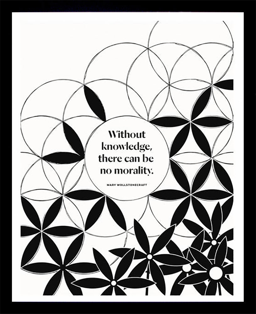 Mary Wollstonecraft - Knowledge Black Box Frame