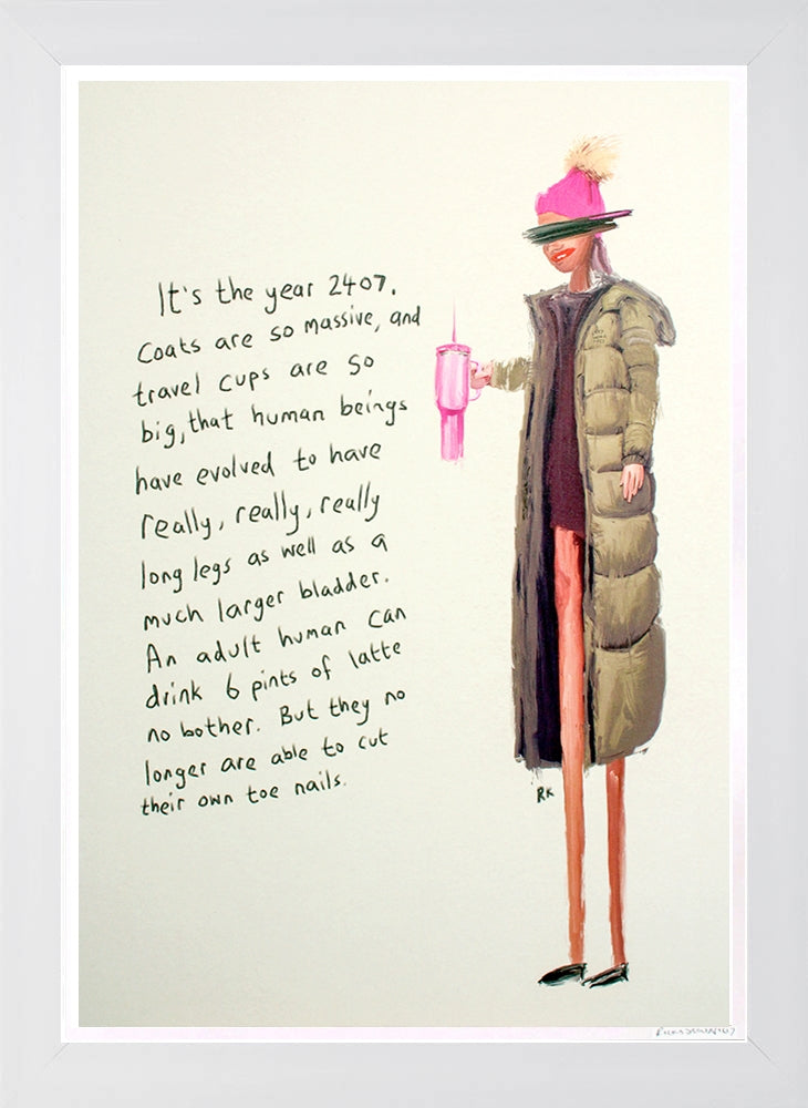 Massive Coats, Travel Cups - Flat White Frame