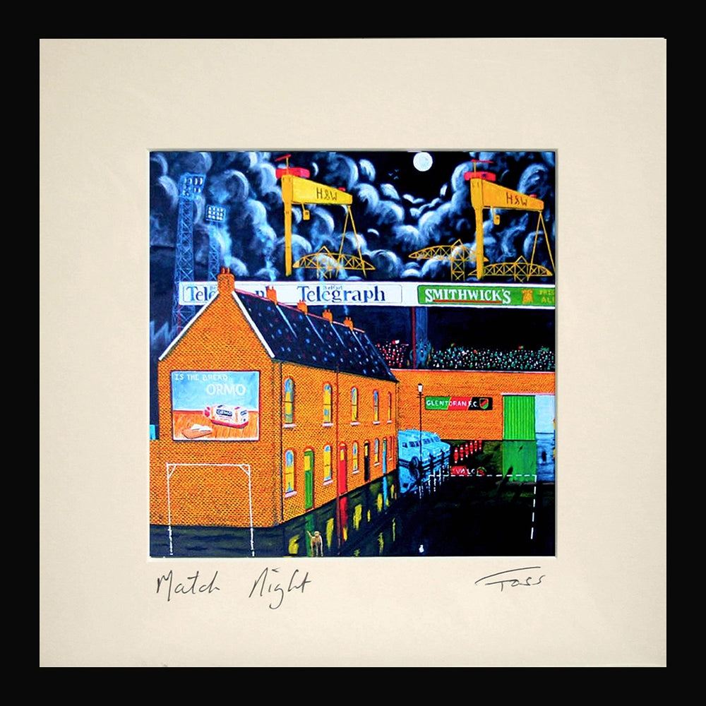 Match Nights Framed 15 x 15