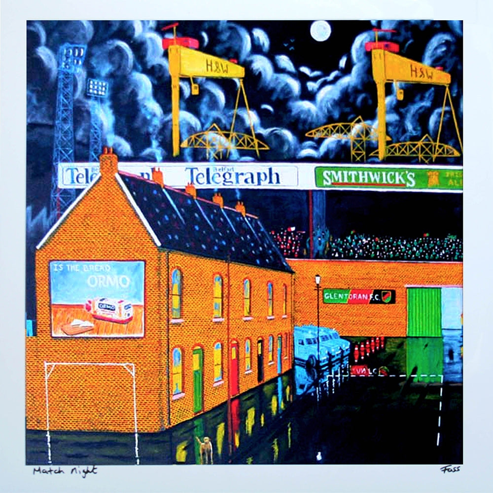 Match Nights Unframed 40 x 40