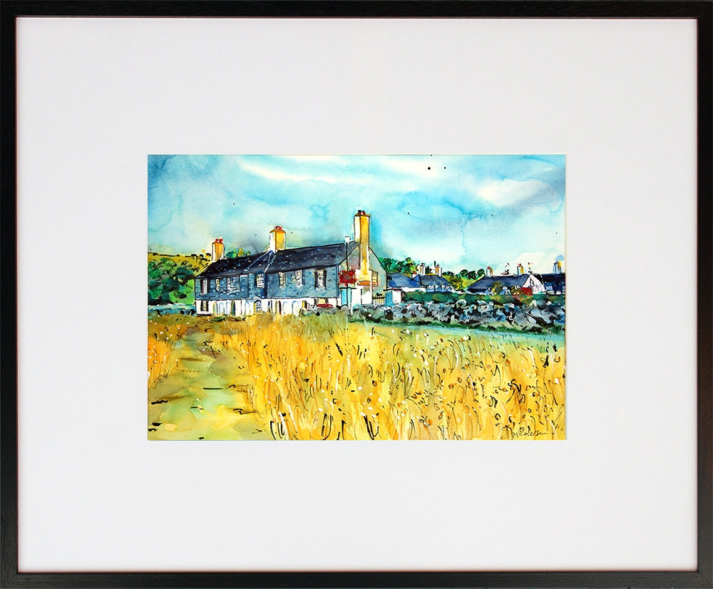Maud Cottages, Cushendun - Framed