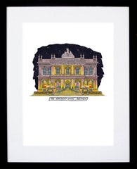 Pubs - The Merchant Hotel - Black Box Frame (With Mount)