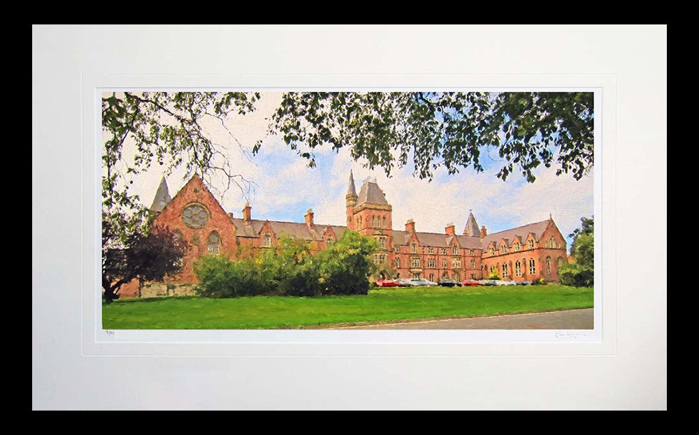 Belfast - Methodist College Flat Black Frame