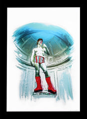 Michaelangelo's David Bowie - Flat Black Frame