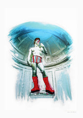 Michaelangelo's David Bowie - Unframed