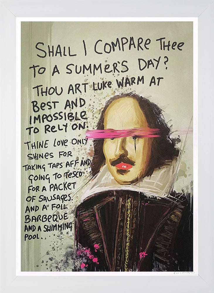 Midsummer Nightmare - Flat White Frame