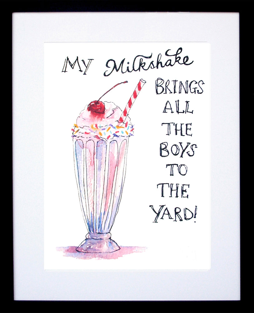 Drinks - My Milkshake Frame Black