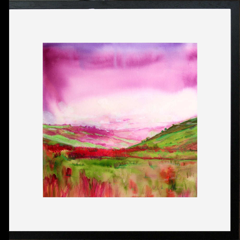Misty Glen Over Ballyeamon II - Cushendall - Framed
