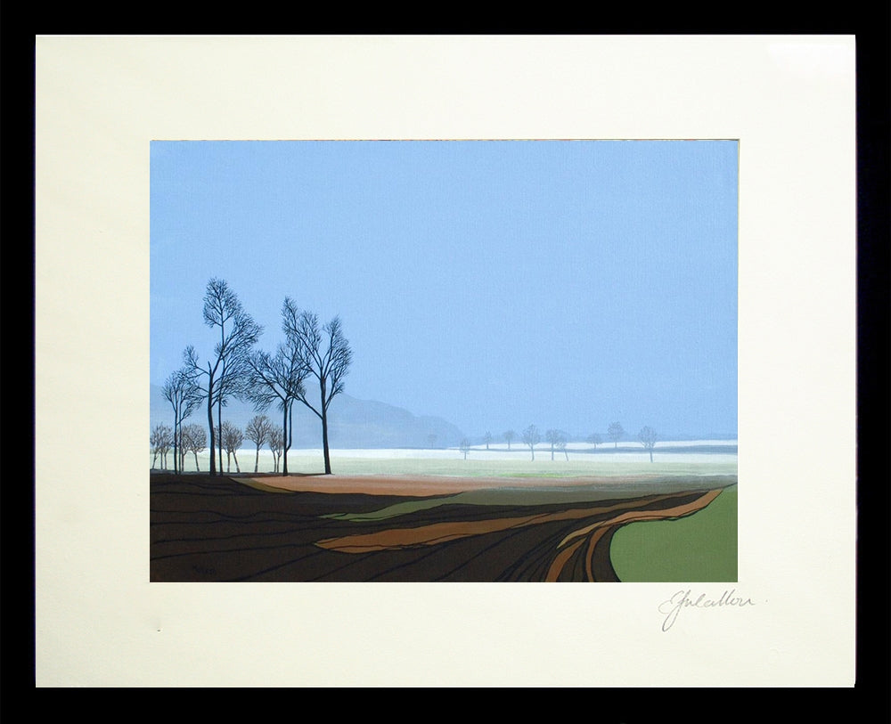 Misty Morning Prague Black Frame 26 x 20