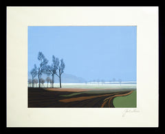 Misty Morning Prague Black Frame 26 x 20