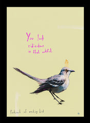 Portrait Of A Mocking Bird