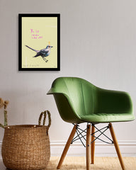 Portrait Of A Mocking Bird