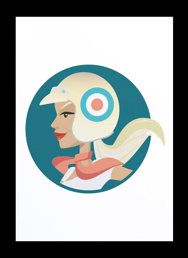 Mod Girl Black Frame